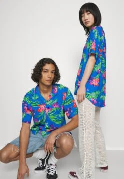 YOURTURN Unisex - Camisa - Blue -Moda Tienda 028fbc2b9dd4470f97caded719d2c55d