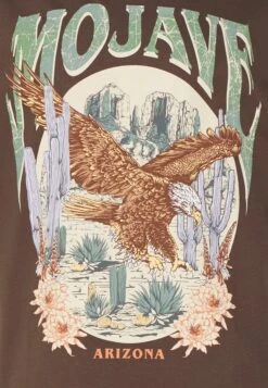 YOURTURN Unisex - Camiseta Estampada - Brown -Moda Tienda 0fe15e72a7d74f2b9f5faf99cadf6939