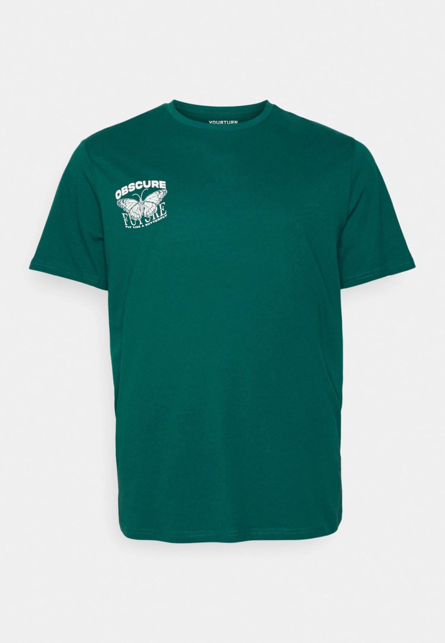 YOURTURN Unisex - Camiseta Estampada - Green 4 YOURTURN Unisex - Camiseta Estampada - Green - Image 2