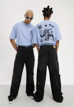 YOURTURN Unisex - Vaqueros Boyfriend - Black Denim 13 YOURTURN Unisex - Vaqueros Boyfriend - Black Denim -Moda Tienda 145912ddd3eb4d8c8db4df6d17fa73c2