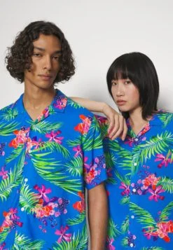 YOURTURN Unisex - Camisa - Blue -Moda Tienda 1f4d756d24f640c19c2083e951e31d3a