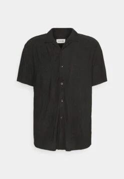 YOURTURN Plisse Shirt Unisex - Camisa - Black -Moda Tienda 219c577aa16f4dbba033be9ea0e323ab