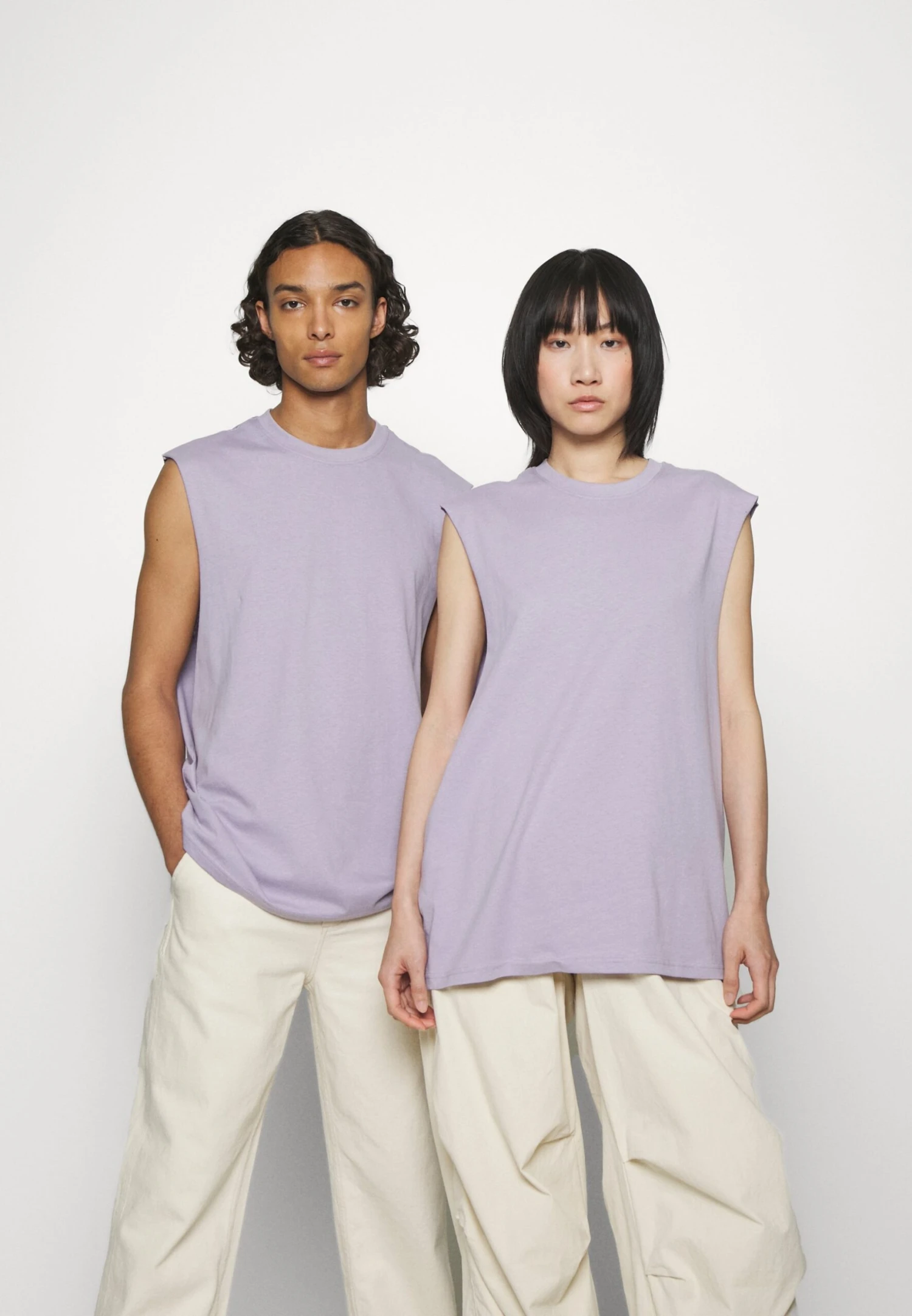 YOURTURN Unisex 2 Pack - Top - Lilac/Light Green 4 YOURTURN Unisex 2 Pack - Top - Lilac/Light Green - Image 2