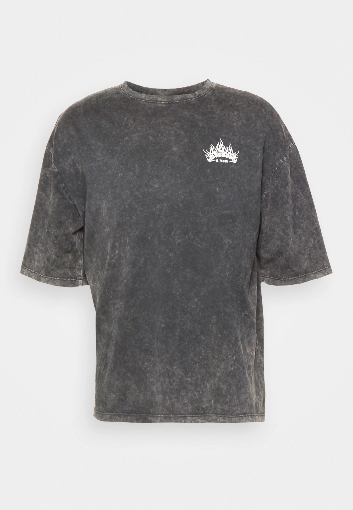 YOURTURN Skull Graphic Tee Unisex - Camiseta Estampada - Mottled Black 7 YOURTURN Skull Graphic Tee Unisex - Camiseta Estampada - Mottled Black - Image 5