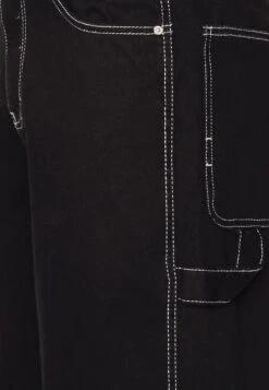 YOURTURN Carpenter Wide Leg Unisex - Vaqueros Boyfriend - Black -Moda Tienda 3649271de92d46878f1ad3f0f85c3dd3