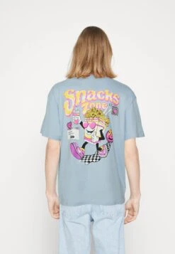 YOURTURN Unisex - Camiseta Estampada - Blue -Moda Tienda 3b2c5b73653244f297ddc7a34cb46556