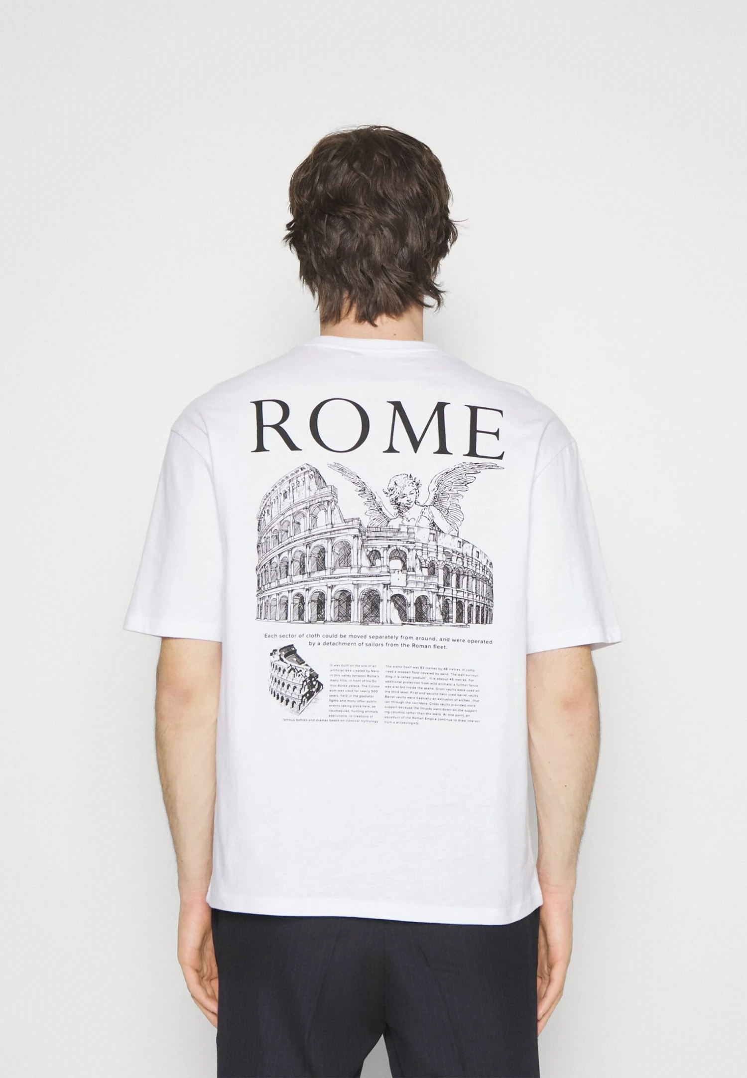 YOURTURN Unisex - Camiseta Estampada -White 5 YOURTURN Unisex - Camiseta Estampada -White - Image 3