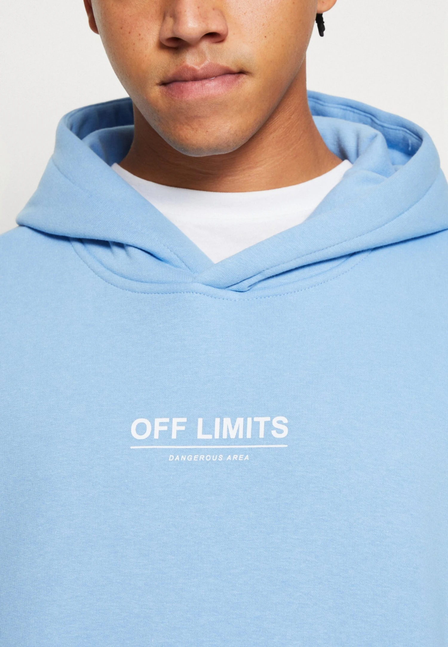 YOURTURN Unisex - Jersey Con Capucha - Light Blue 8 YOURTURN Unisex - Jersey Con Capucha - Light Blue - Image 6