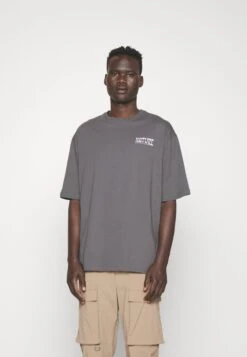 YOURTURN Unisex - Camiseta Estampada - Dark Grey -Moda Tienda 4683845e2c344effa745e88b7c2a7942