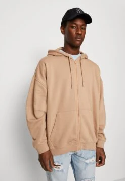 YOURTURN Unisex - Sudadera Con Cremallera - Tan -Moda Tienda 46f3a9eeaf8643818ae2d1519bcb37f3