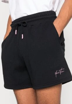 YOURTURN Basic Unisex - Shorts - Black -Moda Tienda 47e3b5e5e4f2405caed850d0e81c3ca9