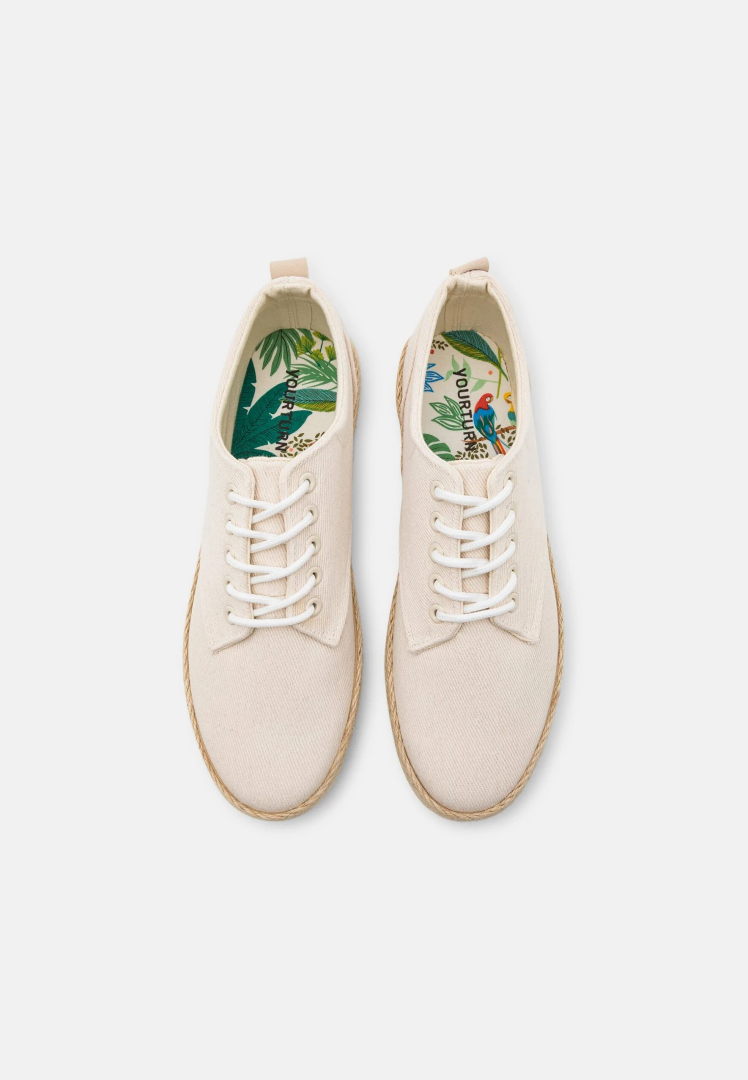 YOURTURN Unisex - Zapatos Con Cordones - Beige 6 YOURTURN Unisex - Zapatos Con Cordones - Beige - Image 4