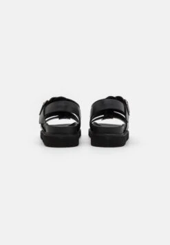 YOURTURN Leather Unisex- Sandalias - Black -Moda Tienda 4bdecb73f84a4980bea454c1c3d11686