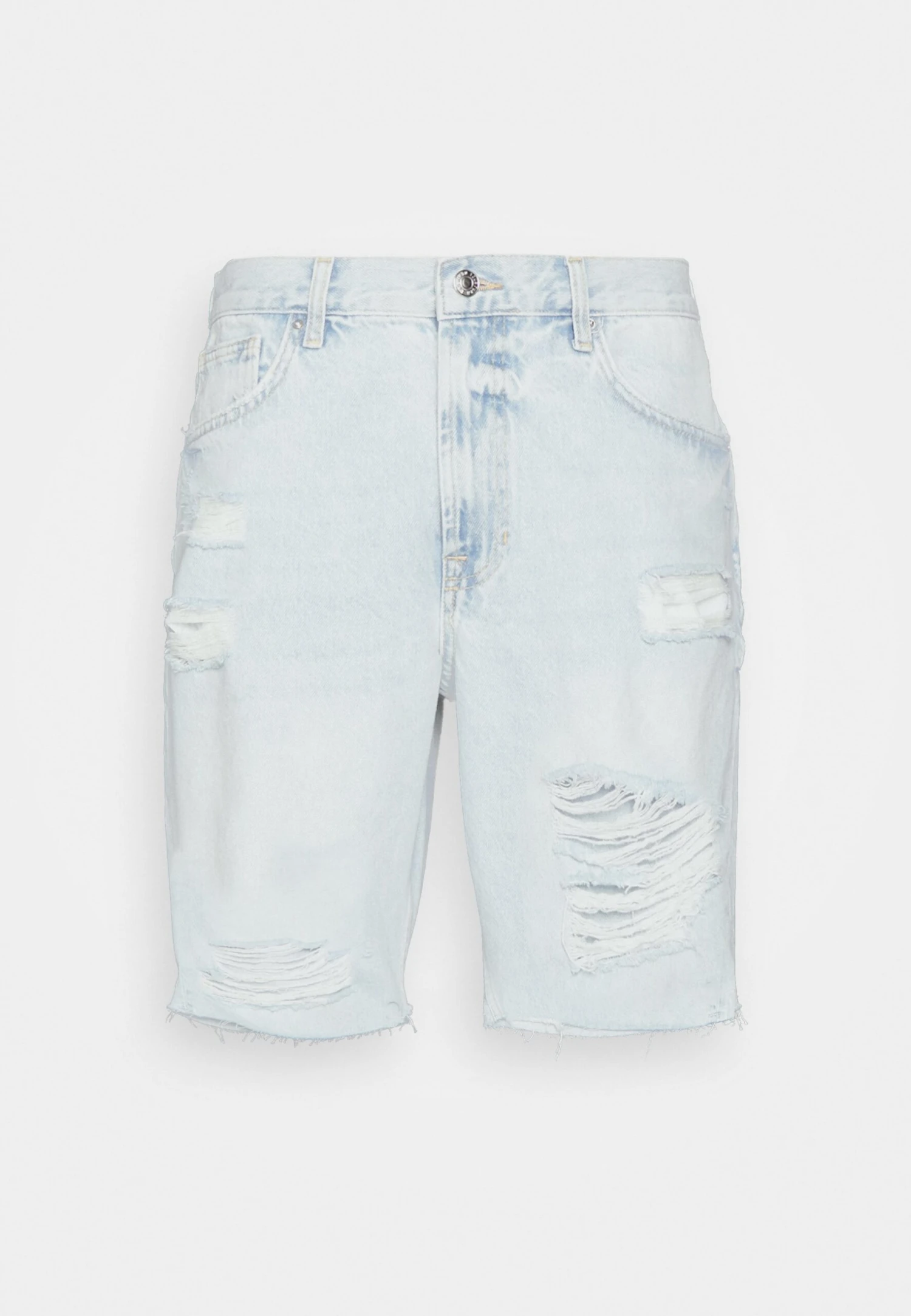 YOURTURN Unisex - Shorts Vaqueros - Light Blue Denim 8 YOURTURN Unisex - Shorts Vaqueros - Light Blue Denim - Image 6