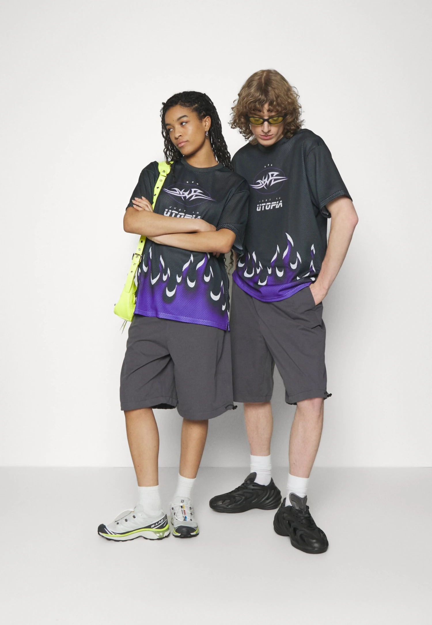 YOURTURN Genderless Parachute - Shorts - Dark Grey 4 YOURTURN Genderless Parachute - Shorts - Dark Grey - Image 2