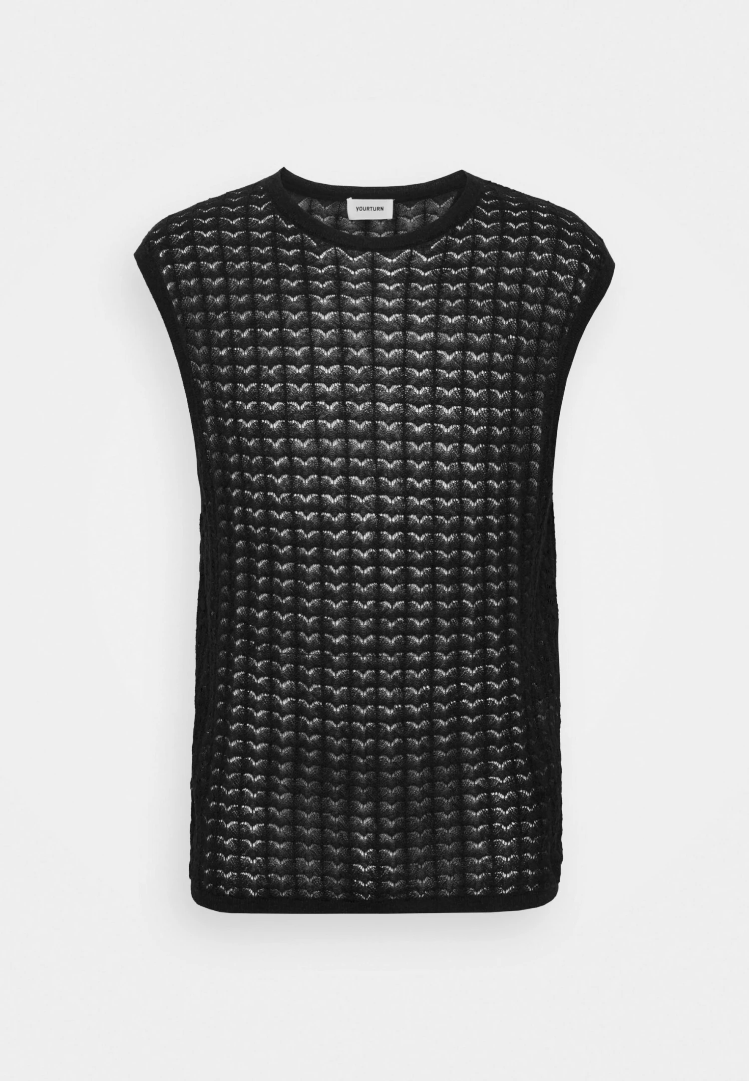 YOURTURN Sheer- Jersey De Punto - Black 7 YOURTURN Sheer- Jersey De Punto - Black - Image 5