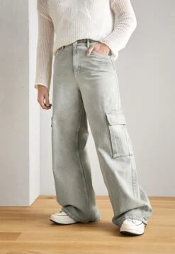 YOURTURN Unisex - Vaqueros Boyfriend - Light Blue Denim