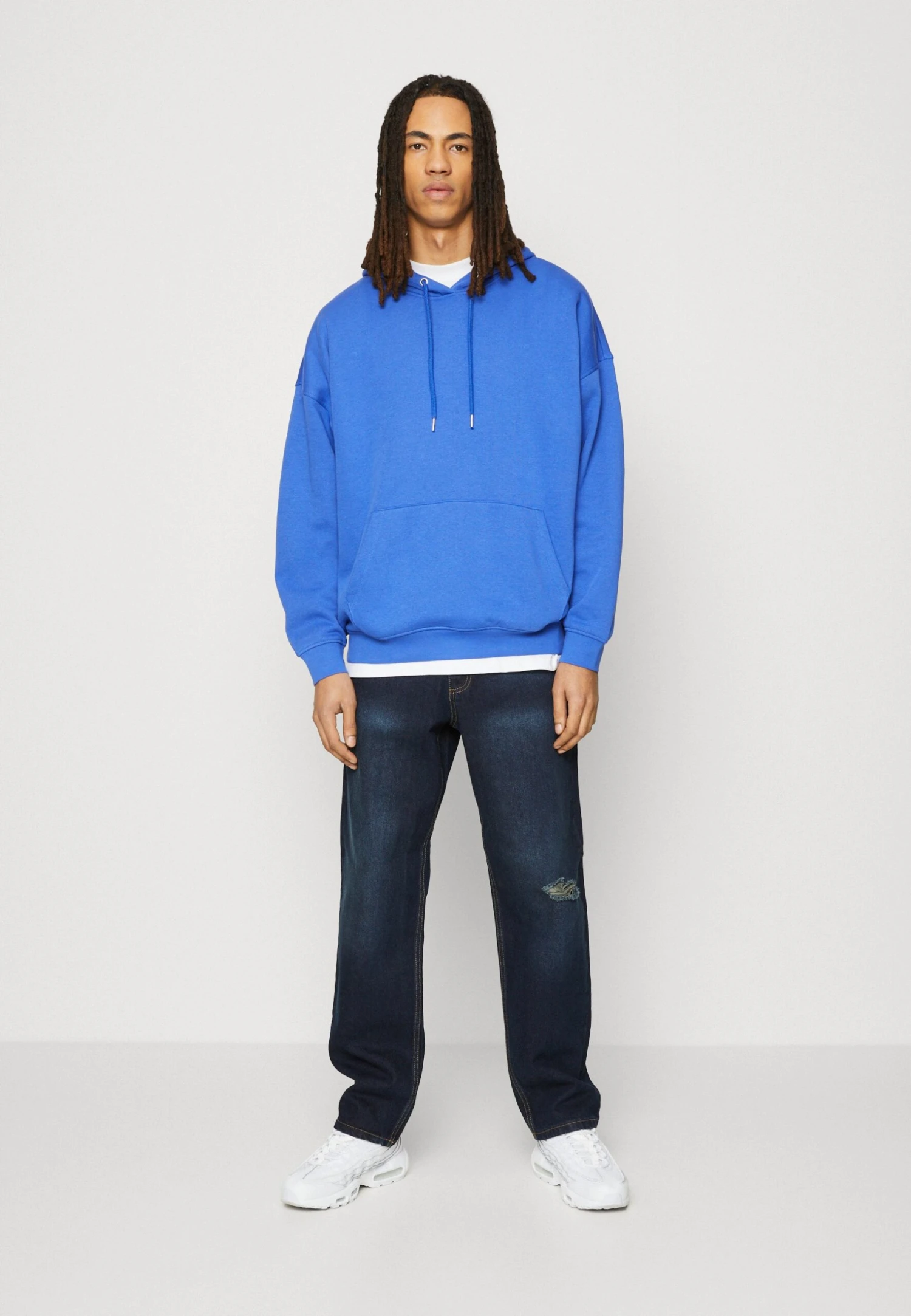 YOURTURN Super Oversized Unisex - Jersey Con Capucha - Blue 4 YOURTURN Super Oversized Unisex - Jersey Con Capucha - Blue - Image 2