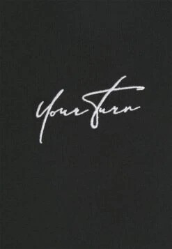 YOURTURN Unisex - Camiseta De Manga Larga - Black -Moda Tienda 671ab0868aed428d9fb0366533cb1ce4