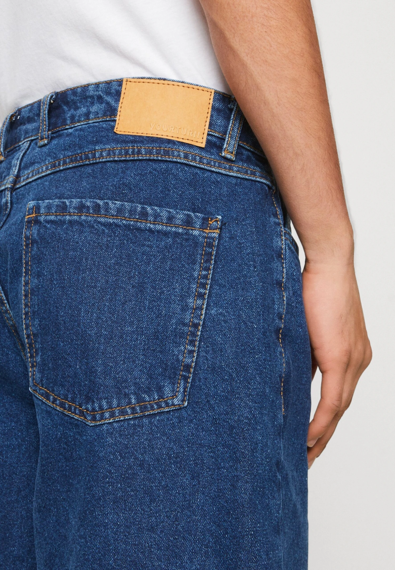 YOURTURN Unisex - Shorts Vaqueros - Blue Denim 8 YOURTURN Unisex - Shorts Vaqueros - Blue Denim - Image 6