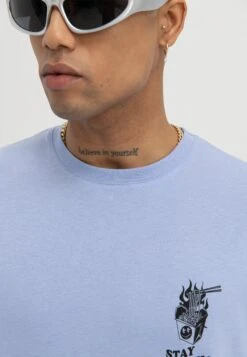 YOURTURN Unisex - Camiseta Estampada - Light Blue 10 YOURTURN Unisex - Camiseta Estampada - Light Blue -Moda Tienda 6ec71d0225ff4623a0ca356d485bcce8