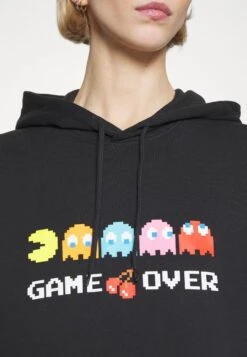 YOURTURN Pac-Man Unisex - Sudadera - Black -Moda Tienda 791b5dcd802847b58db2344f2373376d