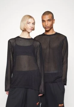 YOURTURN Unisex - Camiseta De Manga Larga - Black