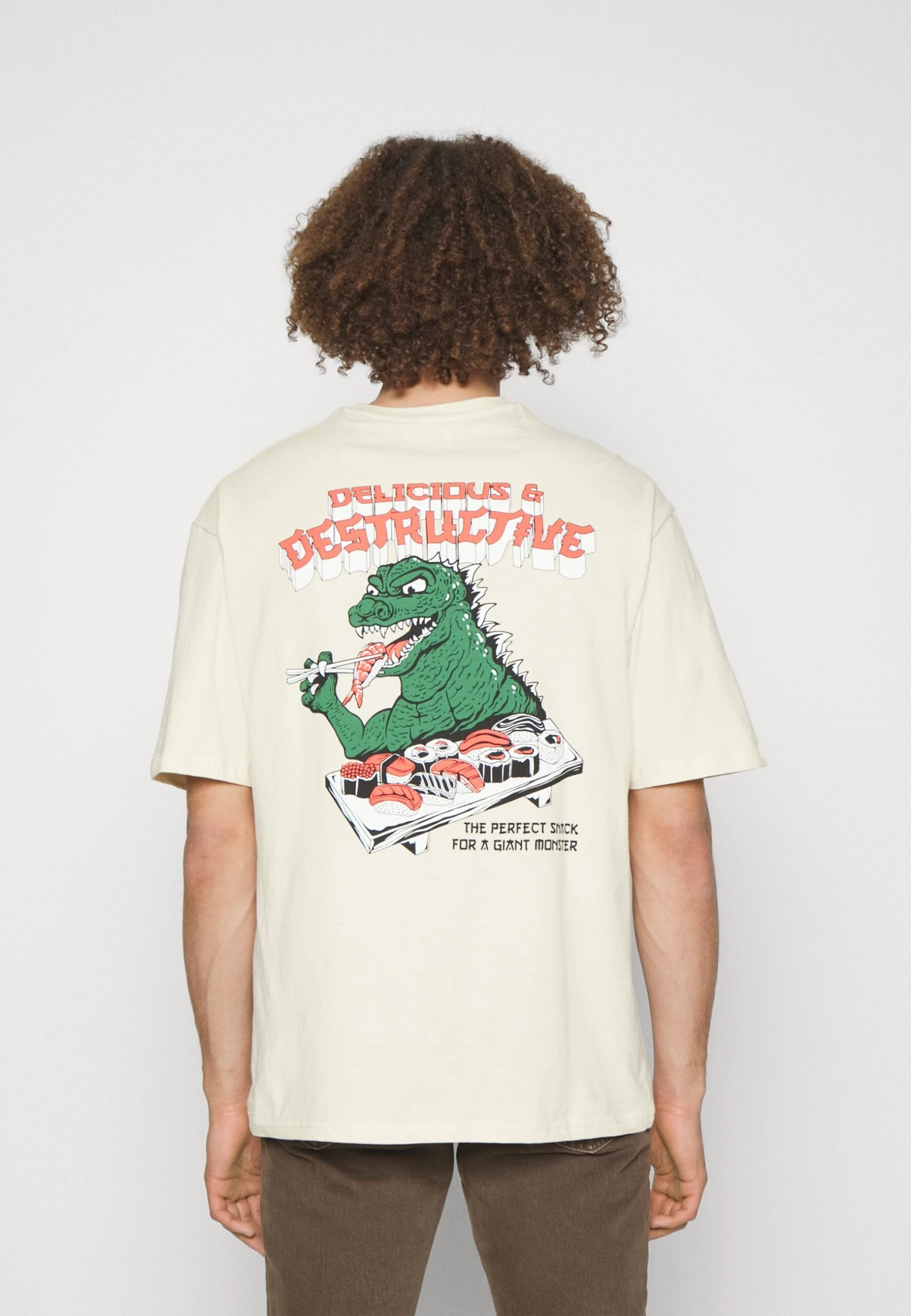 YOURTURN Camiseta Estampada - Beige 5 YOURTURN Camiseta Estampada - Beige - Image 3