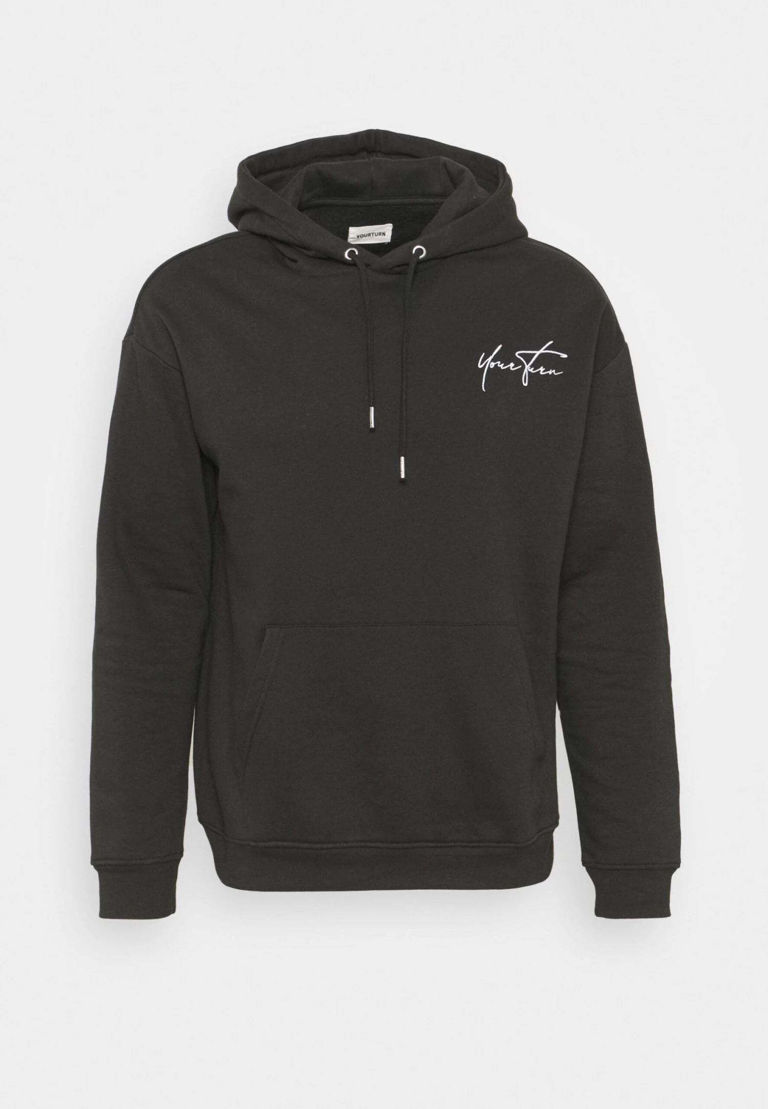 YOURTURN Bold Script Hoodie Unisex - Sudadera - Black 7 YOURTURN Bold Script Hoodie Unisex - Sudadera - Black - Image 5