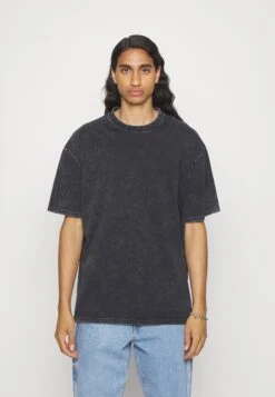 YOURTURN Unisex - Camiseta Estampada - Mottled Black