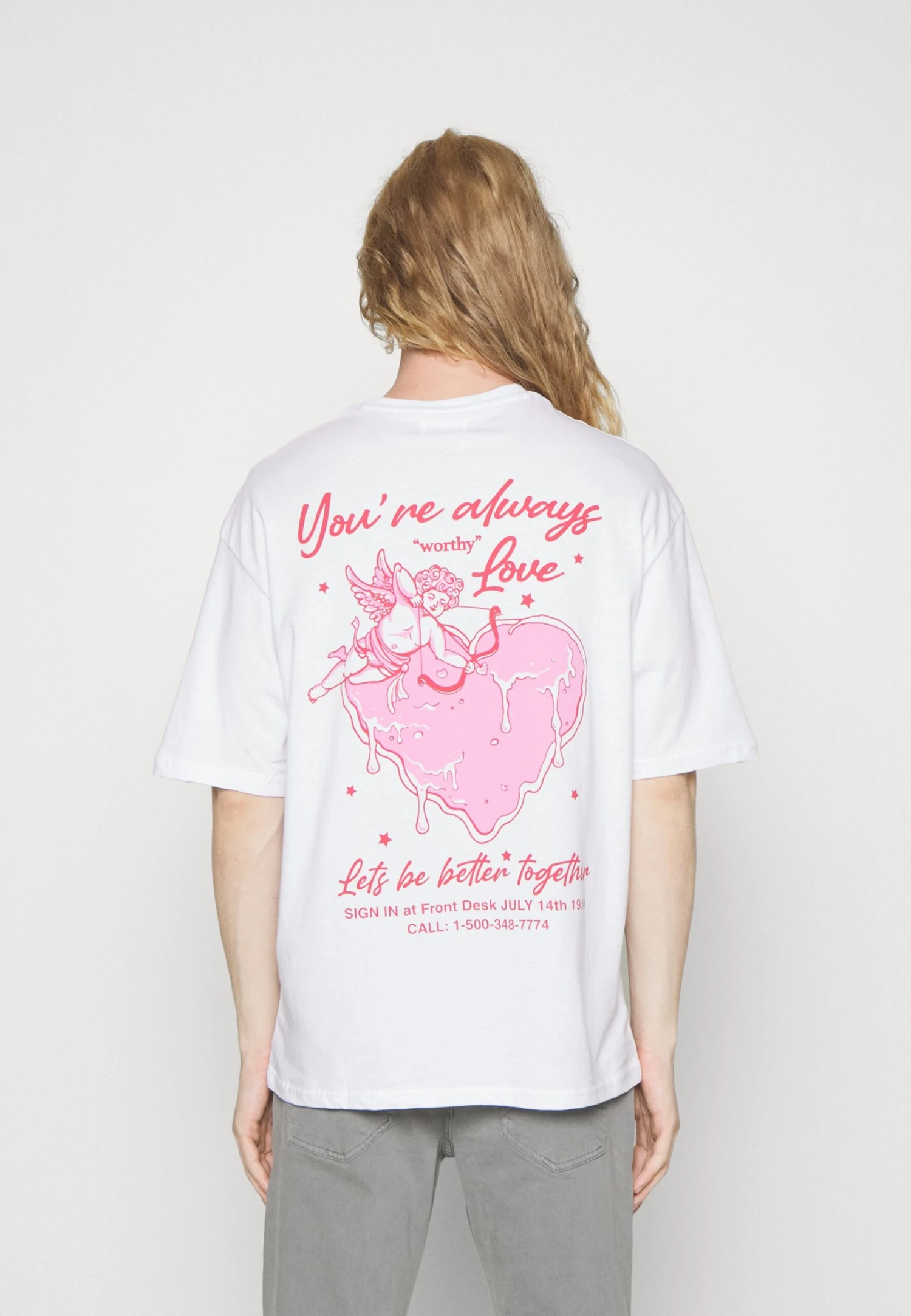 YOURTURN Unisex - Camiseta Estampada - White 3 YOURTURN Unisex - Camiseta Estampada - White