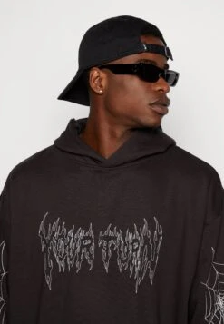 YOURTURN Spiderweb Unisex - Jersey Con Capucha - Black 11 YOURTURN Spiderweb Unisex - Jersey Con Capucha - Black -Moda Tienda 877522faa1f24f66bef4da2574f5133a
