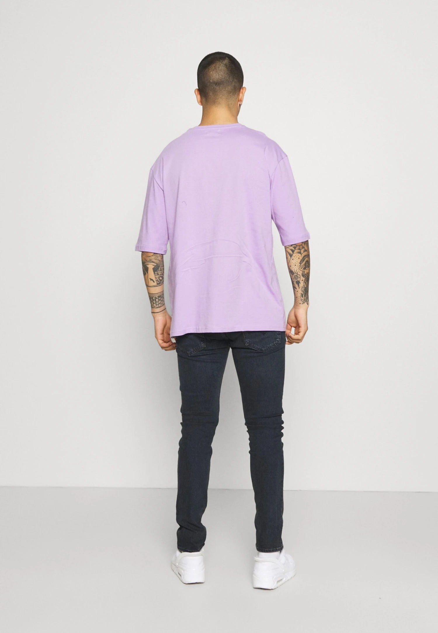 YOURTURN Oversize Unisex - Camiseta Estampada - Lilac 5 YOURTURN Oversize Unisex - Camiseta Estampada - Lilac - Image 3