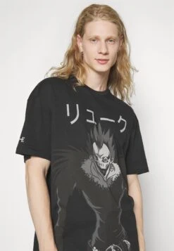 YOURTURN Death Note Unisex - Camiseta Estampada - Black -Moda Tienda 8fe821b1df3f445cb51c82449356a87a