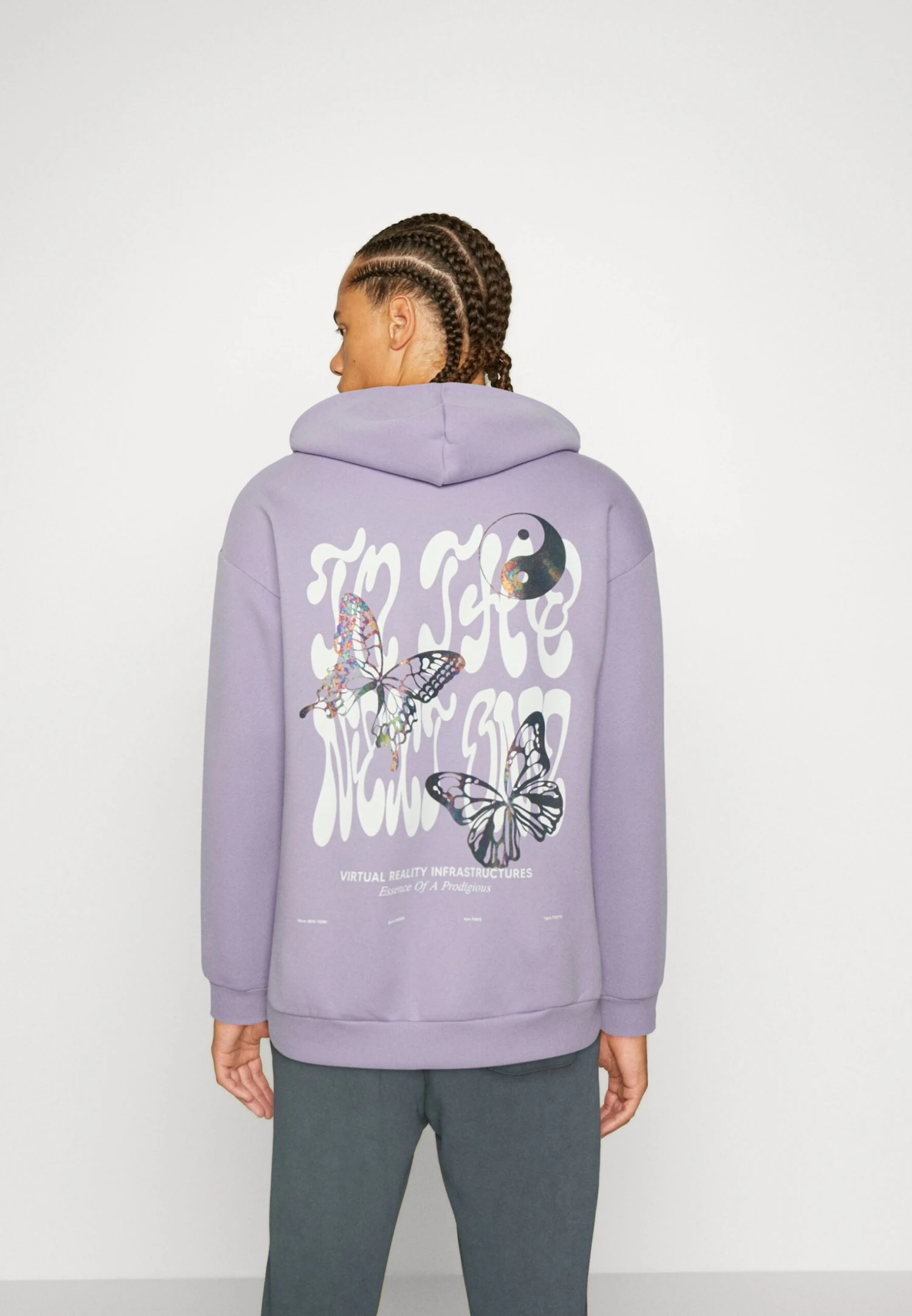 YOURTURN Unisex - Jersey Con Capucha - Lilac 3 YOURTURN Unisex - Jersey Con Capucha - Lilac