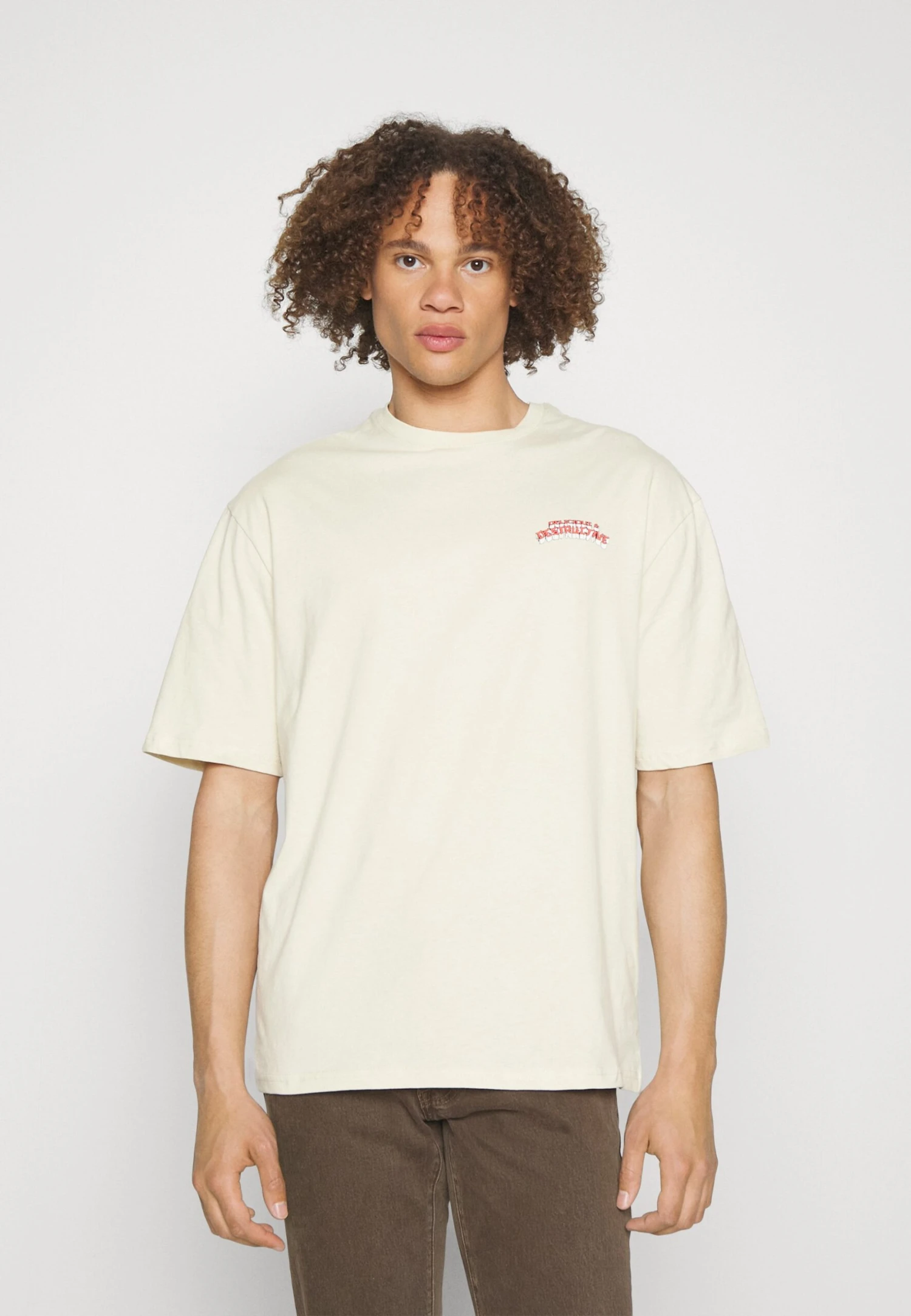 YOURTURN Camiseta Estampada - Beige 3 YOURTURN Camiseta Estampada - Beige