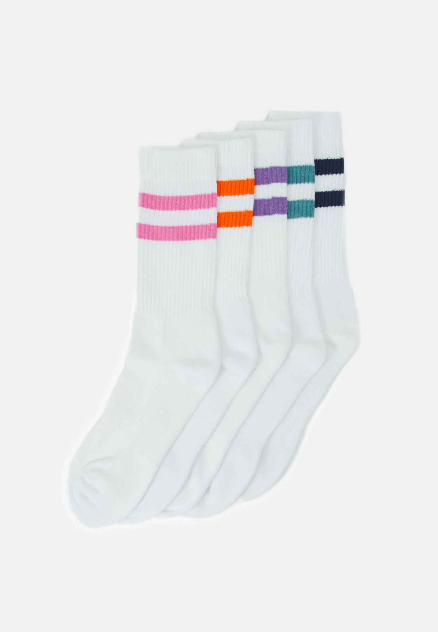 YOURTURN 5 Pack - Calcetines - White/Multicoloured 3 YOURTURN 5 Pack - Calcetines - White/Multicoloured