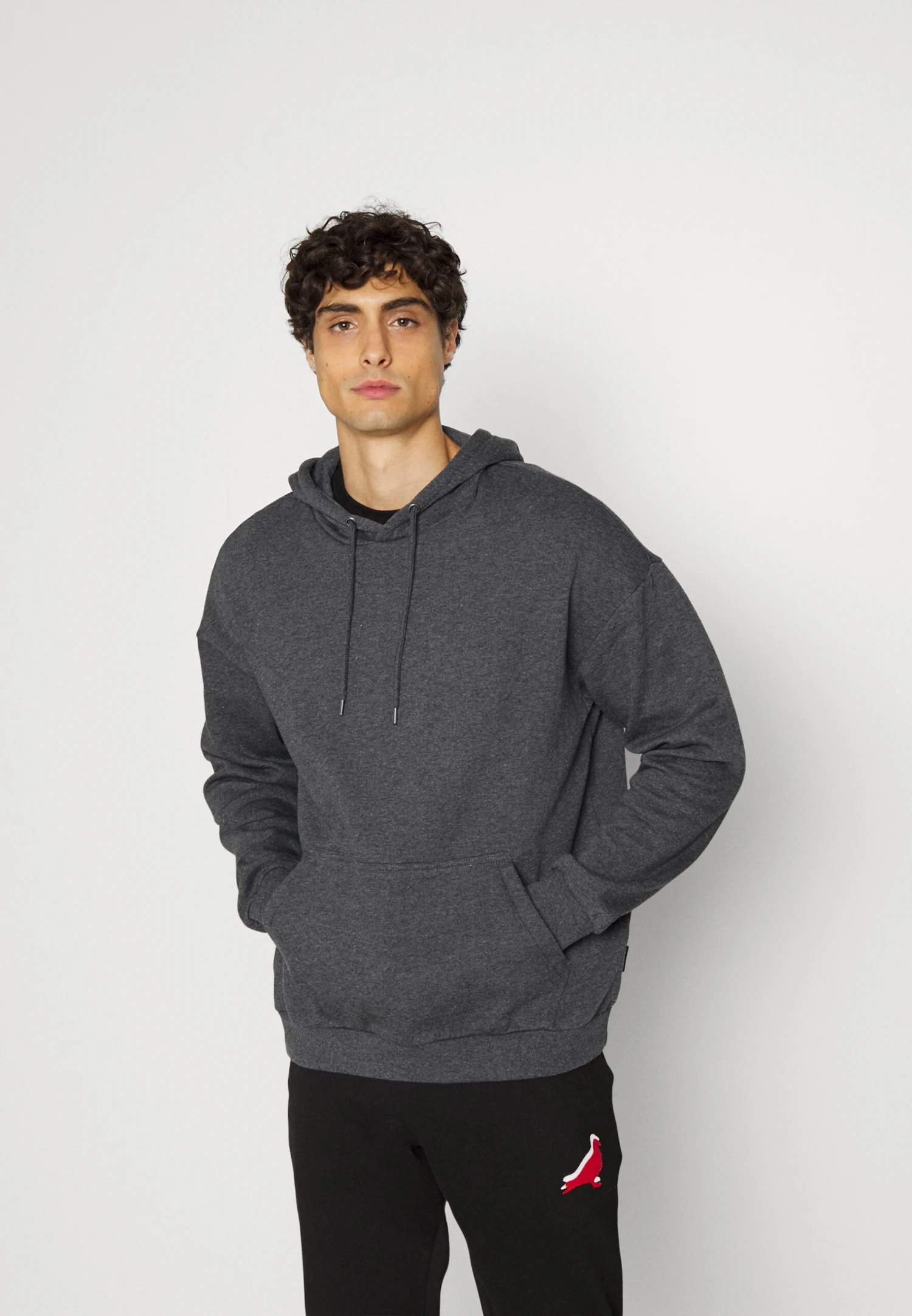 YOURTURN Unisex 3 Pack - Jersey Con Capucha - Black/Mottled Dark Grey/Off White 6 YOURTURN Unisex 3 Pack - Jersey Con Capucha - Black/Mottled Dark Grey/Off White - Image 4