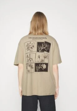 YOURTURN Unisex - Camiseta Estampada - Beige -Moda Tienda ab1f2f4468ca441b820a39b0936b58f5