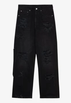 YOURTURN Unisex - Vaqueros Boyfriend - Black Denim 14 YOURTURN Unisex - Vaqueros Boyfriend - Black Denim -Moda Tienda aec3b15e27ea4eb7b8996ac397aea93a