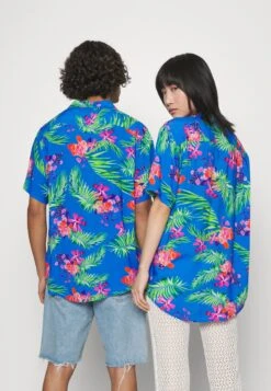 YOURTURN Unisex - Camisa - Blue -Moda Tienda b150e4747362471ea46eacdf4b254f92