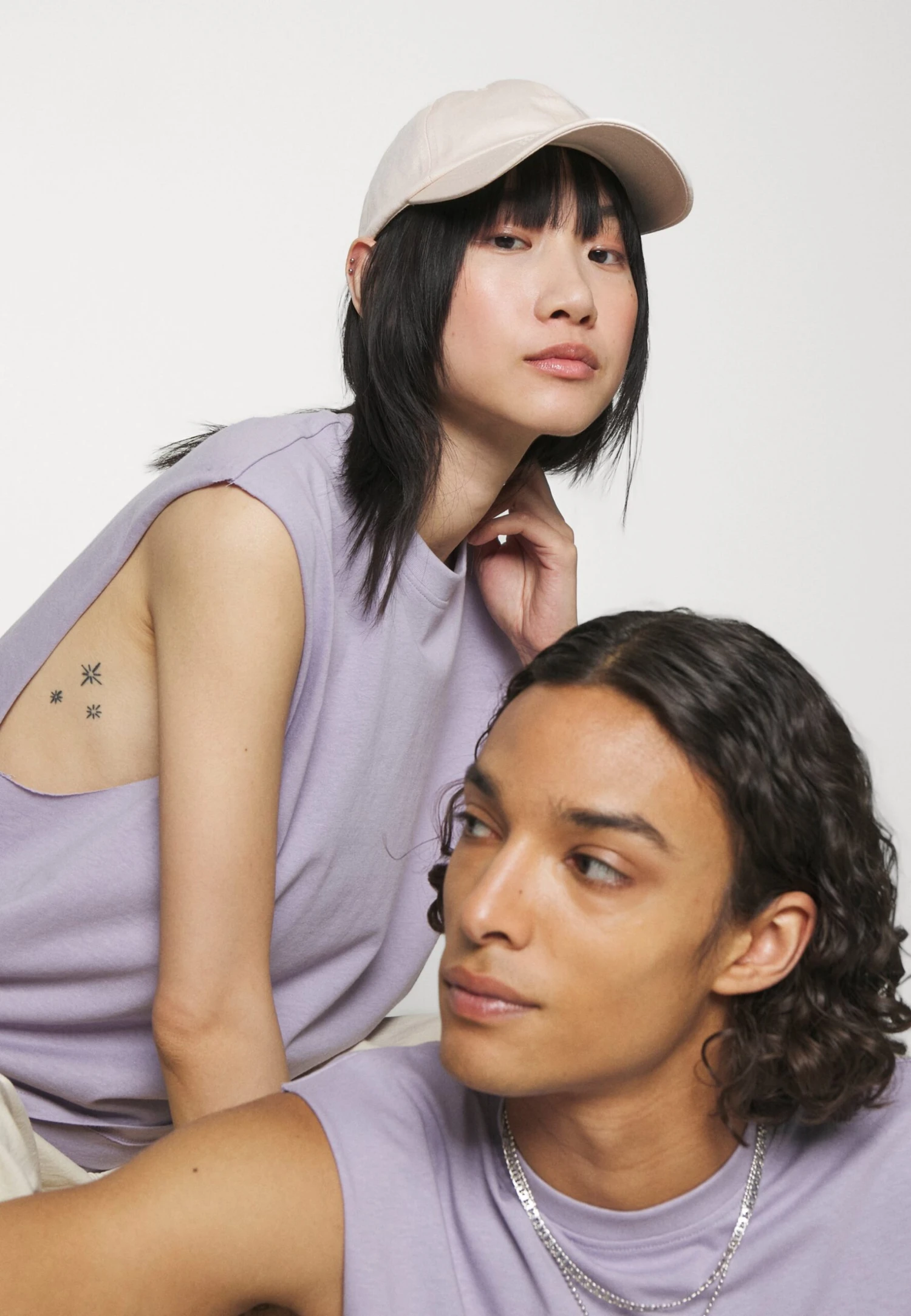 YOURTURN Unisex 2 Pack - Top - Lilac/Light Green 7 YOURTURN Unisex 2 Pack - Top - Lilac/Light Green - Image 5