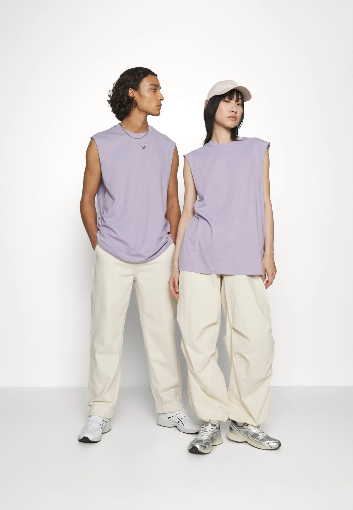 YOURTURN Unisex 2 Pack - Top - Lilac/Light Green 3 YOURTURN Unisex 2 Pack - Top - Lilac/Light Green
