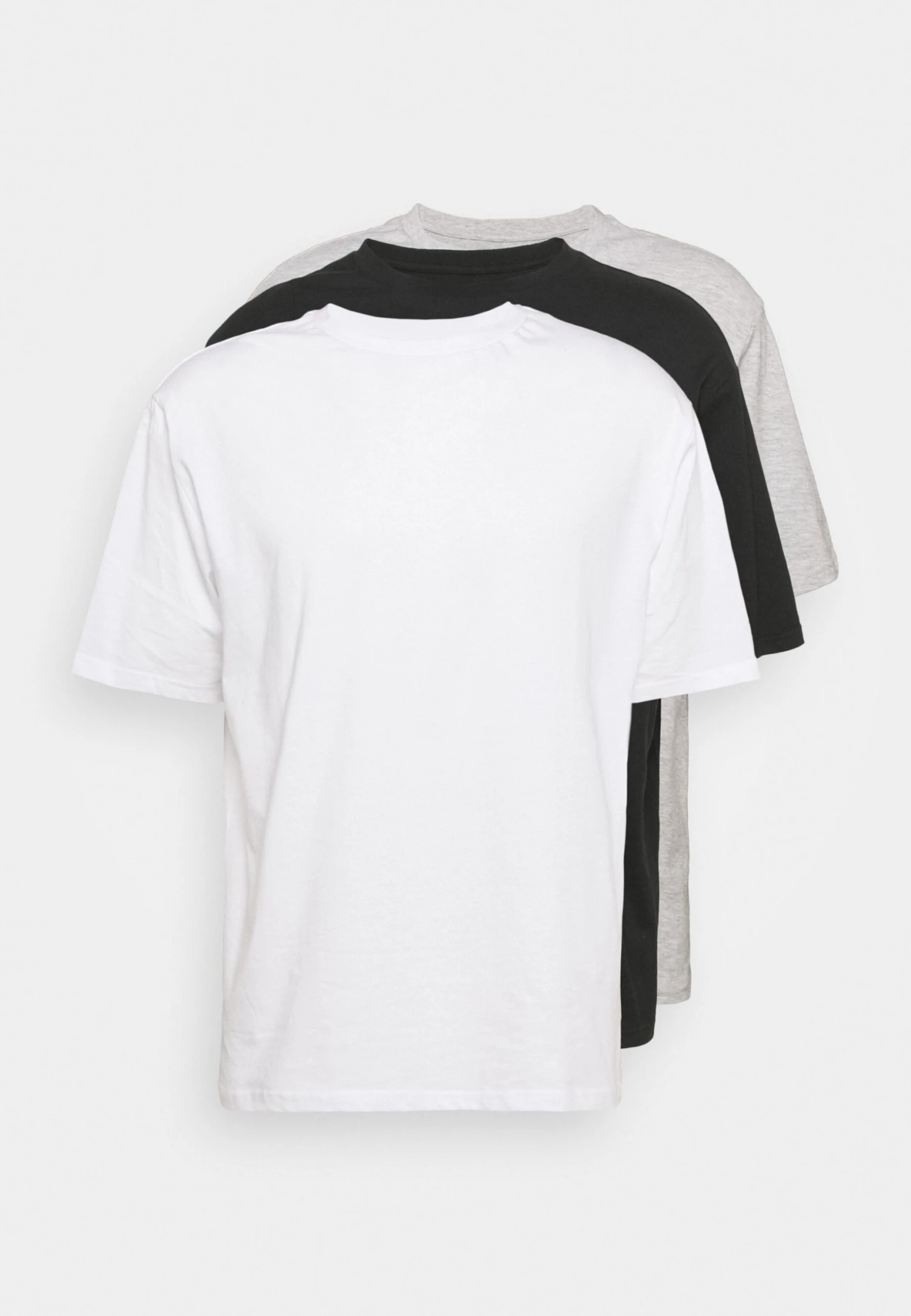 YOURTURN 3Pack Unisex - Camiseta Básica - Black/Light Grey/White 9 YOURTURN 3Pack Unisex - Camiseta Básica - Black/Light Grey/White - Image 7