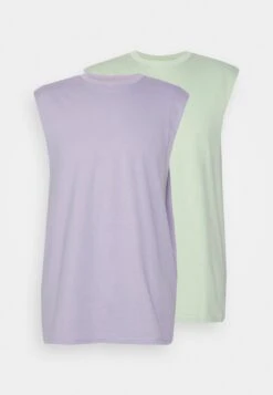 YOURTURN Unisex 2 Pack - Top - Lilac/Light Green 16 YOURTURN Unisex 2 Pack - Top - Lilac/Light Green -Moda Tienda d2e0315a2c7747039305747e997ed191