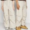 YOURTURN Unisex - Pantalones Cargo - White