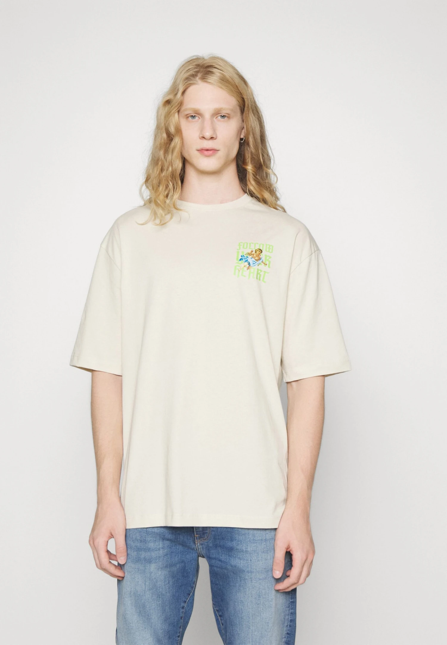 YOURTURN Unisex - Camiseta Estampada - Beige 3 YOURTURN Unisex - Camiseta Estampada - Beige