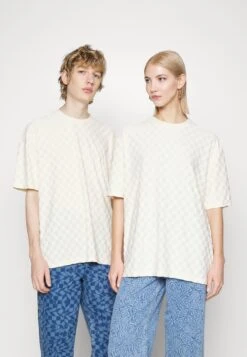 YOURTURN Unisex - Camiseta Estampada - Off-White