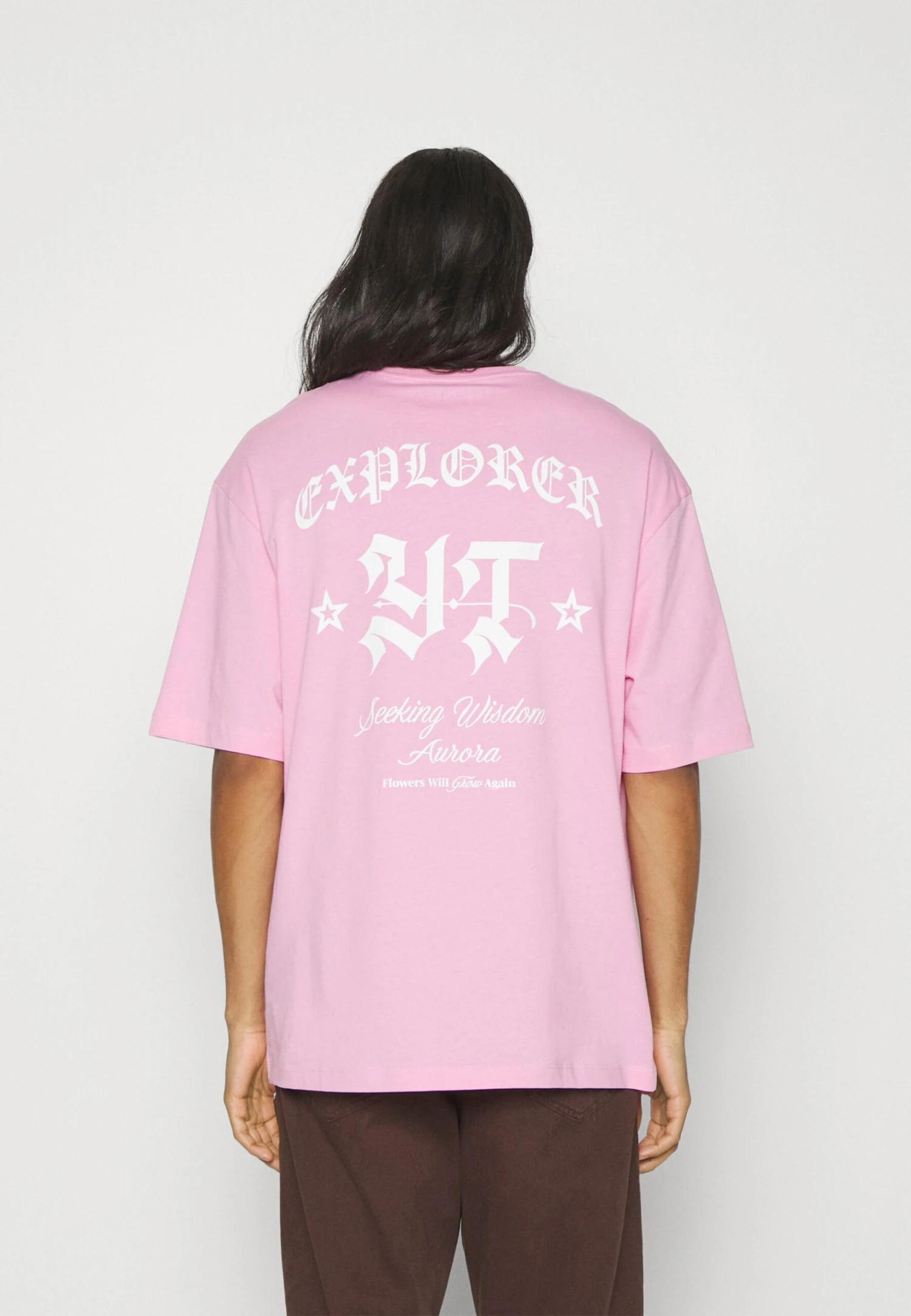 YOURTURN Unisex - Camiseta Estampada - Pink 5 YOURTURN Unisex - Camiseta Estampada - Pink - Image 3