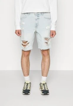 YOURTURN Unisex - Shorts Vaqueros - Light Blue Denim 11 YOURTURN Unisex - Shorts Vaqueros - Light Blue Denim -Moda Tienda e48fad9dcdd942cb91ec798b073960b6